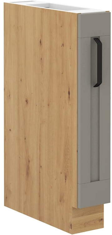 Szafka dolna kuchenna LUNA 15 D CARGO Gliniasty Szary/Dąb Artisan