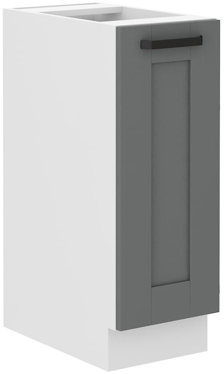 Szafka dolna kuchenna LUNA 30 D CARGO Szary/Biały