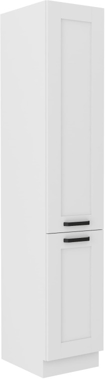 Stojąca szafka wysoka słupek do kuchni z kolekcji LUNA 40 DK-210 2F Biały