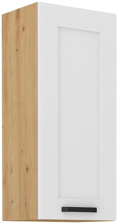 Szafka kuchenna Luna 40 G-90 1F - kolor Biały/Dąb Artisan