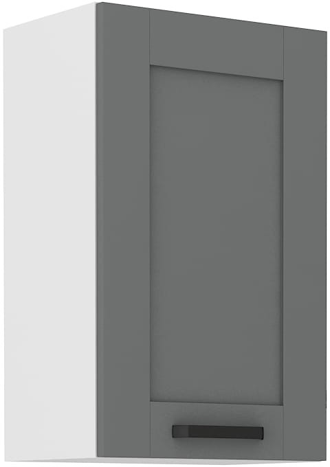 Wisząca szafka kuchenna LUNA w kolorze szary/biały 45 G-72 1F