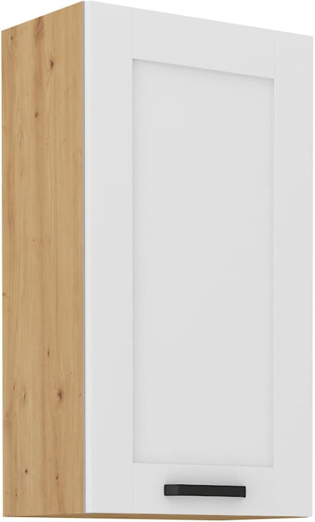 Kuchnia LUNA - szafka wisząca w kolorze biały/dąb artisan 50 G-90 1F