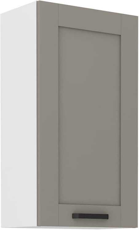Szafka górna do kuchni LUNA 50 G-90 1F kolor szary/biały