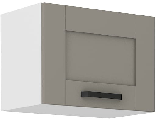 Wisząca szafka kuchenna LUNA w kolorze biały/gliniasty szary 50 GU-36 1F