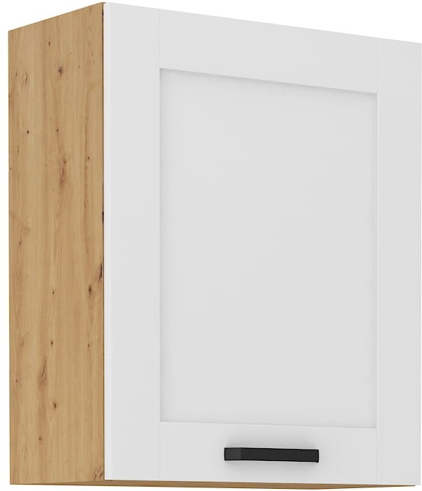 Górna szafka wisząca do kuchni z kolekcji LUNA 60 G-72 1F Dąb artisan/Biały