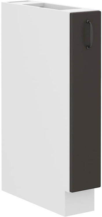 Szafka STILO 15 D CARGO Grafit/Biały kuchenna dolna z szufladą