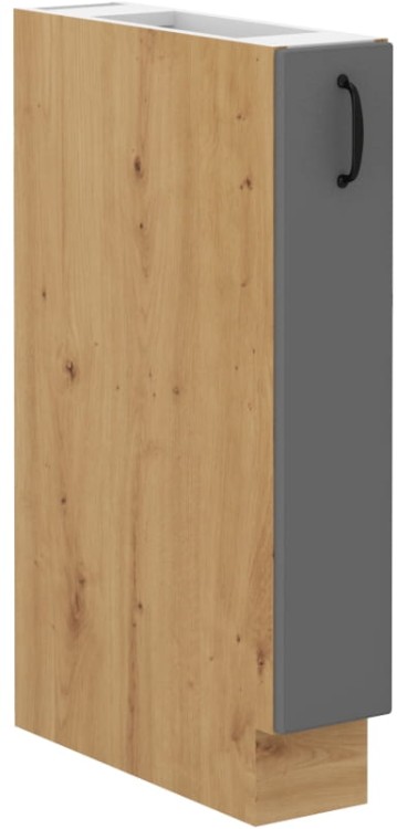 Szafka STILO 15 D CARGO Szary/Dąb Artisan kuchenna dolna z szufladą