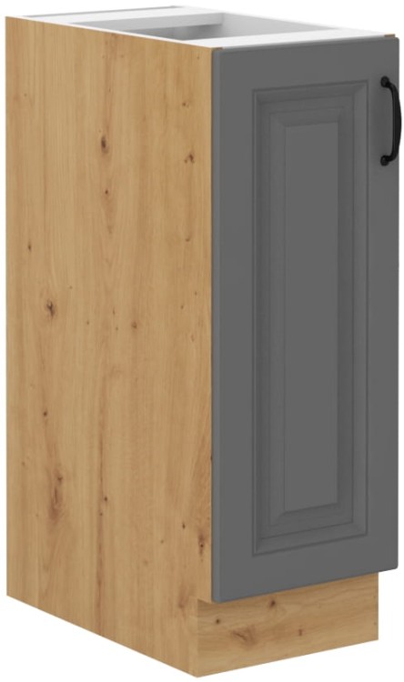 Szafka STILO 30 D CARGO Szary/Dąb Artisan kuchenna dolna z szufladą