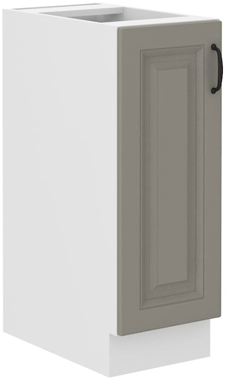 Szafka kuchenna CARGO Gliniasty Szary/Biały dolna z szufladą STILO 30 D