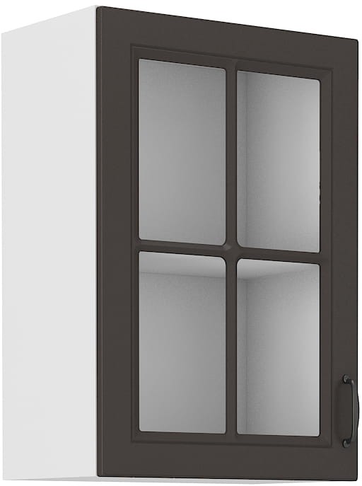 Szafka kuchenna  witryna STILO 40 GS-72 1F Grafit/Biały