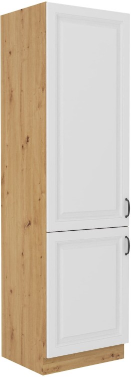 Wysoki słupek STILO 60 DK-210 2 F Biały/Dąb Artisan