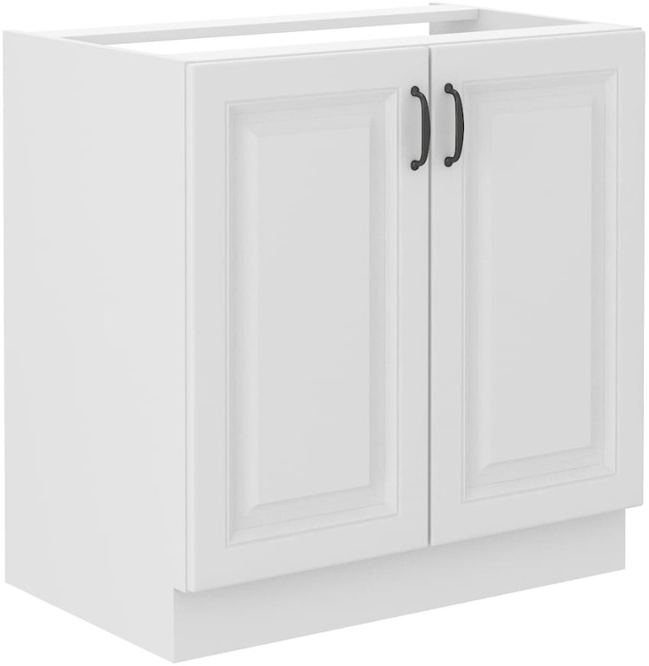 Szafka kuchenna pod zlew STILO 80 ZL 2F Biały/Biały