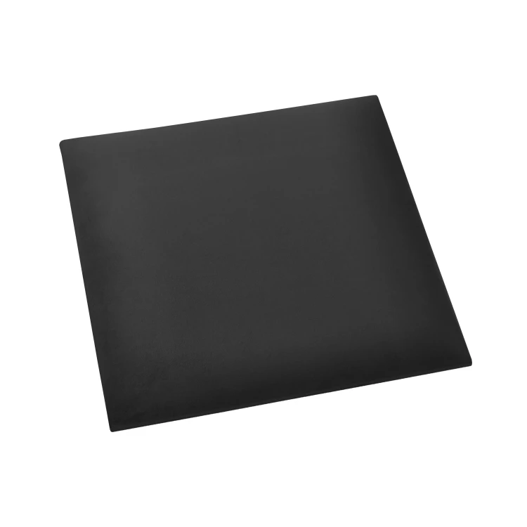 Panel ścienny tapicerowany 3D o wymiarze 40x40 wezgłowie w kolorze antracytowym.