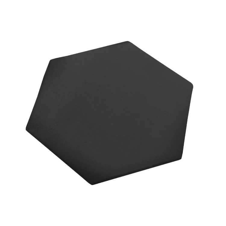 Panel ścienny tapicerowany 3D 35x45 Plaster miodu/Heksagon wezgłowie w kolorze antracytowym.