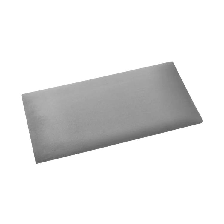 Panel ścienny tapicerowany 3D o wymiarze 50x20 wezgłowie w kolorze szarym.
