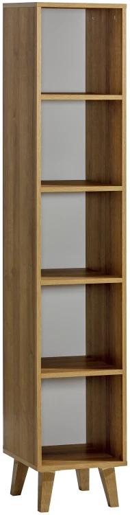 Regał 35 cm do pokoju młodzieżowego Werso W4 Dąb Riveria