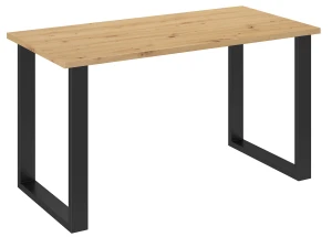 Stół do jadalni loftowy Imperial 138x67 Dąb Artisan