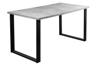 Stół z Metalowymi Nogami LOFT beton
