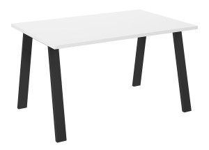 Stół do jadalni metalowe nogi Kleo 138x90 Biały