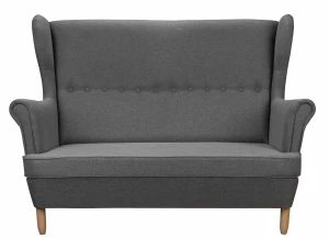 Sofa uszak skandynawska Denver Grafitowa