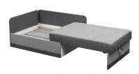 Narożnik sofa Kacper dzieci dorosłych szary otwarty pojemnik