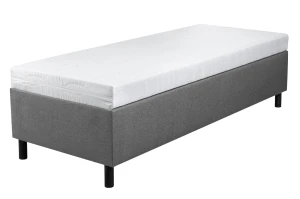 Łóżko BOX 30 hotelowe z materacem i możliwością łączenia 90x200 Szare