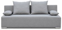 Sofa rozkładana na sprężynach bonell z pojemnikiem Komfort szara - internetowy sklep meblowy Bird Meble