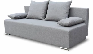 Sofa rozkładana sprężyny bonell Komfort Szara