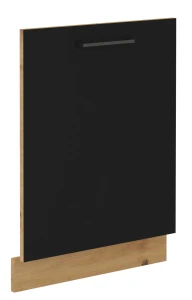 Front do zmywarki z panelem zakrytym MODENA 60 cm Dąb Artisan/Czarny