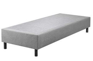 Niskie łóżko BOX 20 hotelowe z możliwością łączenia 80x200 Szare
