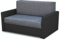 sofa fotel amerykanka rozkładana do przodu Tedi 2 czarna/grafitowa - internetowy sklep meblowy Bird Meble