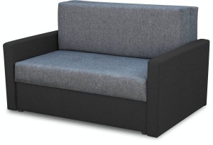 Sofa fotel amerykanka rozkładana Tedi 2 Czarna/Grafitowa