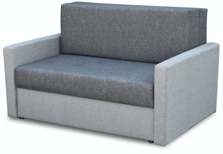 sofa fotel amerykanka rozkładana do przodu Tedi 2 szara - internetowy sklep meblowy Bird Meble