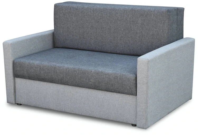 sofa fotel amerykanka rozkładana do przodu Tedi 2 szara - internetowy sklep meblowy Bird Meble
