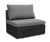 Sofa fotel rozkładany do spania Toledo Szary/antracyt- internetowy sklep meblowy Bird Meble