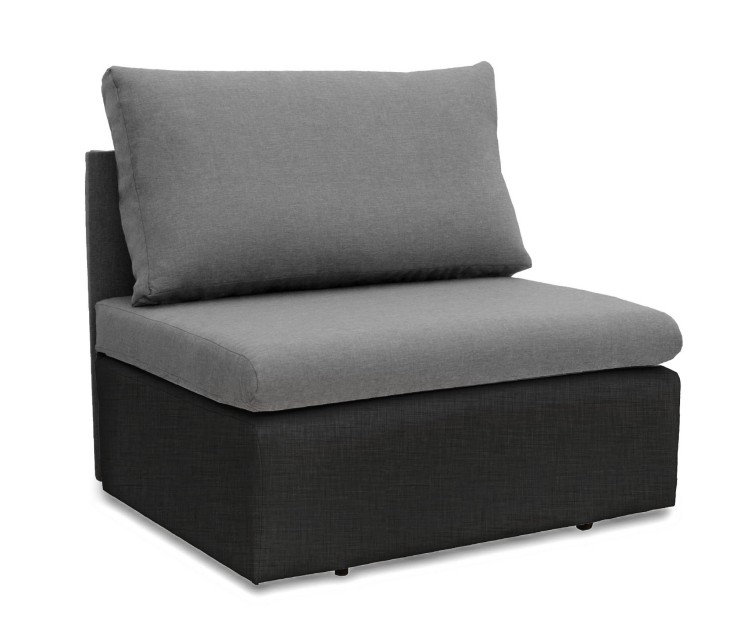 Sofa fotel rozkładany do spania Toledo Szary/antracyt- internetowy sklep meblowy Bird Meble