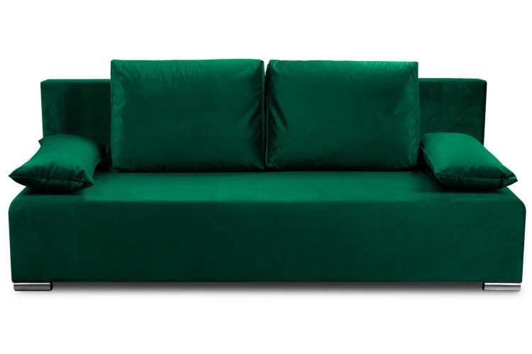 Kanapa sofa z funkcją spania Ecco Deluxe Zielona - internetowy sklep meblowy Bird Meble