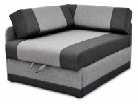 sofa rozkładana narożna vaxer narożnik dla dzieci grafitowy/szary - internetowy sklep meblowy Bird Meble