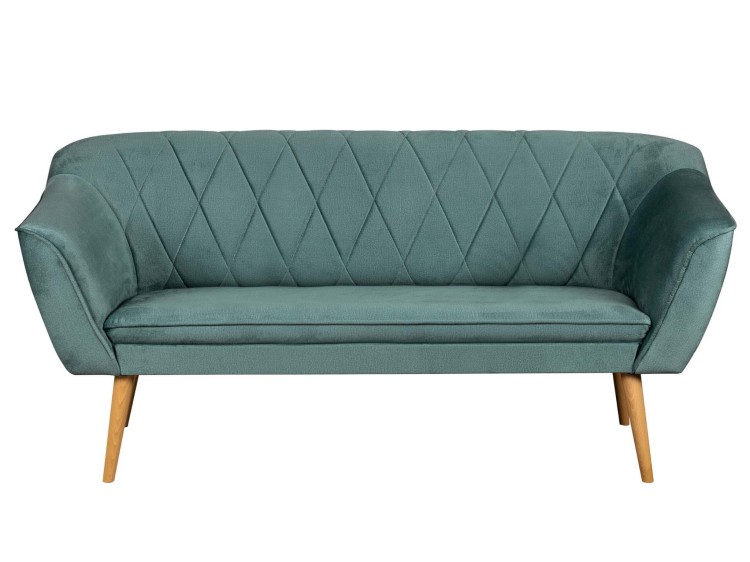 Sofa trzyosobowa skandynawska Rosa 3 niebieska - internetowy sklep meblowy Bird Meble