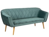 Sofa 3-osobowa skandynawska Rosa 3 niebieska - internetowy sklep meblowy Bird Meble
