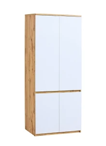 Szafa 80 cm  Arca 01 Dąb Wotan/Biały