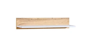 Półka wisząca 80 cm Arca 08 Dąb Wotan/Biały