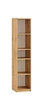 Regał otwarty 35 cm Arca 11 na książki biblioteczka dąb wotan - internetowy sklep meblowy Bird Meble
