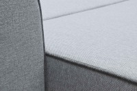 Kanapa z funkcją spania codziennego z pojemnikiem sofa rozkładana Merida tkanina zbliżenie - internetowy sklep meblowy Bird Meble