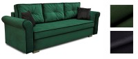 Kanapa z funkcją spania codziennego z pojemnikiem sofa rozkładana Merida tkanina inari - internetowy sklep meblowy Bird Meble
