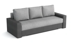 Kanapa z funkcją spania sofa do salonu Klass Grafit/Srebrny