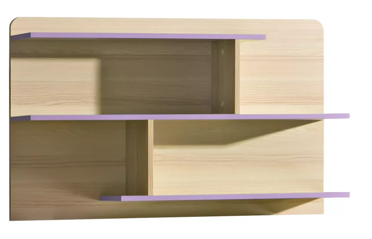 Półka na ścianę 110 cm Lorento 08 Jesion/Fioletowy