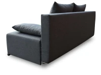 Sofa rozkładana na sprężynach bonell z pojemnikiem Komfort grafitowa - internetowy sklep meblowy Bird Meble