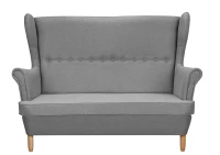 Zestaw wypoczynkowy skandynawski sofa uszak do salonu szara - internetowy sklep meblowy Bird Meble