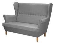 Zestaw wypoczynkowy w stylu skandynawskim sofa uszak do salonu szara - internetowy sklep meblowy Bird Meble